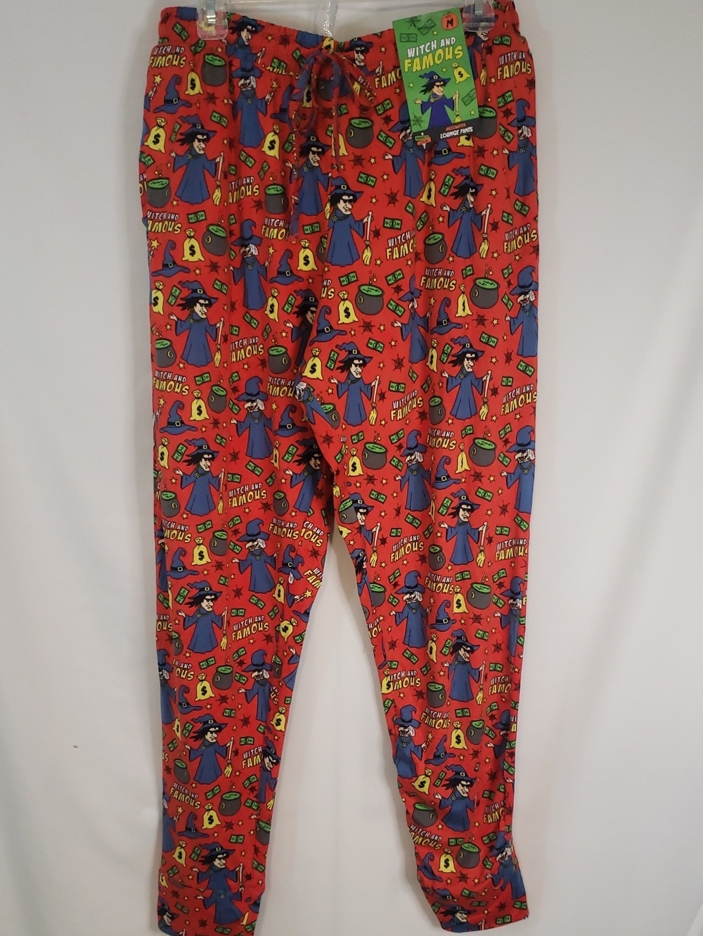 Main and Local "Witch and Famous" Men's Halloween Lounge Pants